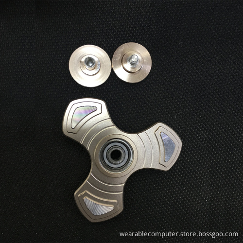 Hand Spinner Fidget Toy Finger Spinner Aluminium Alloy High Speed Up to 3 Min Spins Tri-spinner to Relieves Boredom
